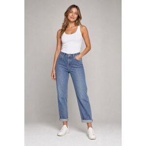 Tommy Hilfiger Jeans Womens Sz 8 Medium Wash Straight Leg Denim Retro Y2K Preppy